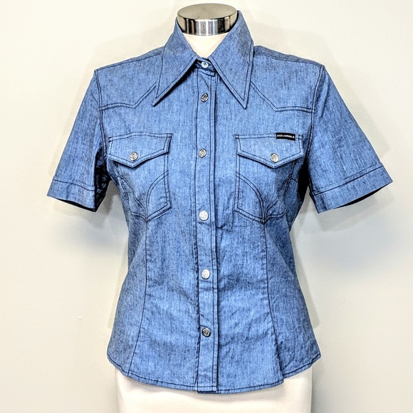 d&g denim shirt